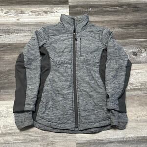 The North Face Gray Womens XS Full Zip Athletic Sporty Vented Jacket Winter